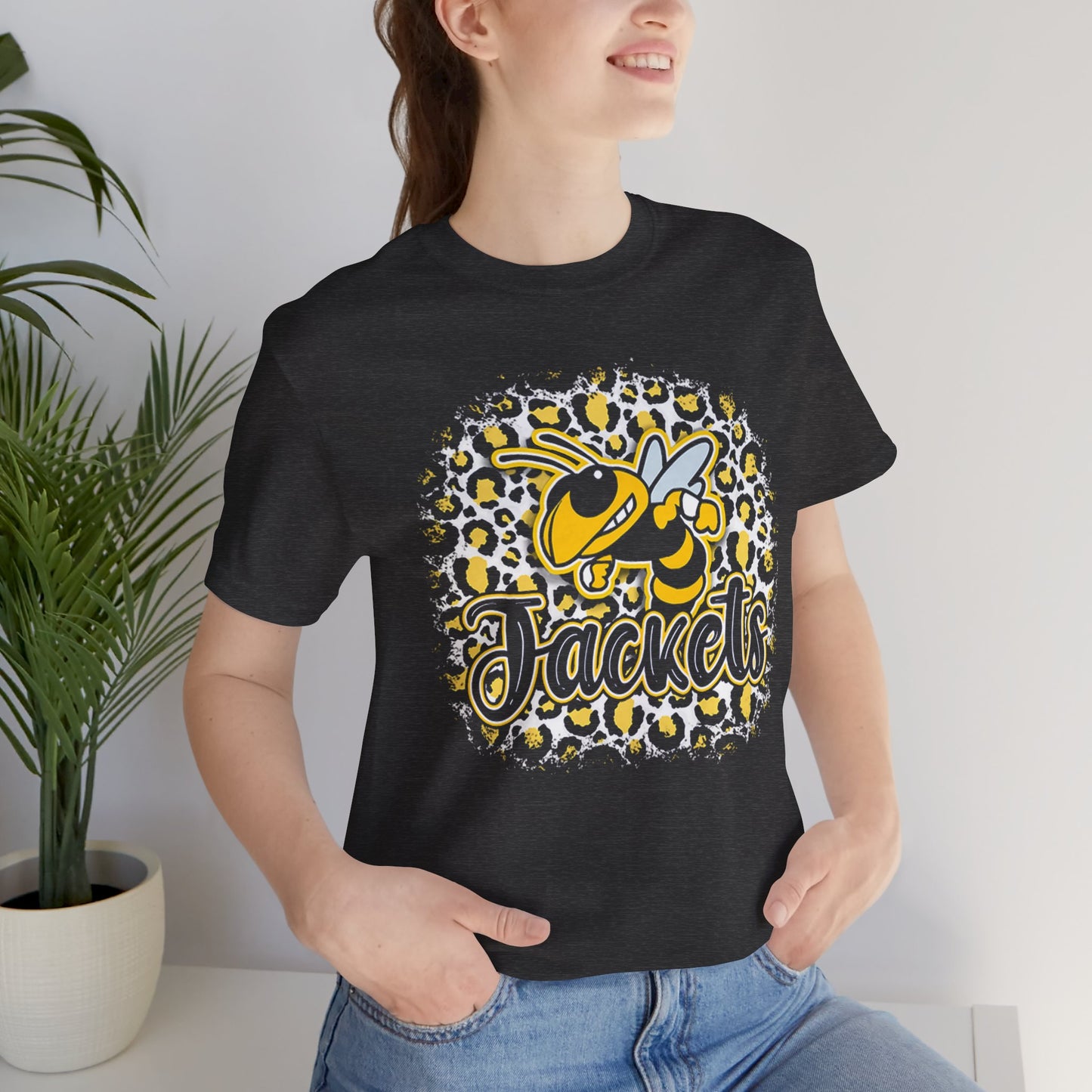 Yellow Jackets Fan Unisex Tee, Game Day Shirt, Sports Team Tee, Fan Apparel, Yellow Jackets Shirt