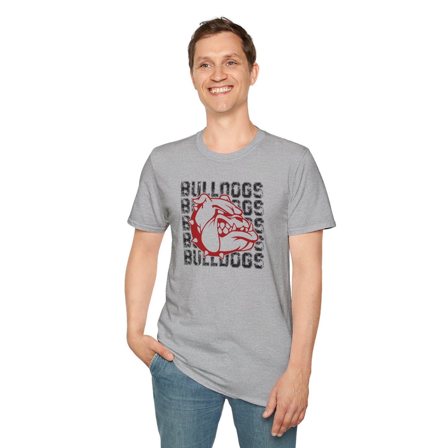 Bulldogs Team T-Shirt, Sports Tee, bulldog Lover Shirt, Casual Top, Athletic Wear, Game Day Apparel