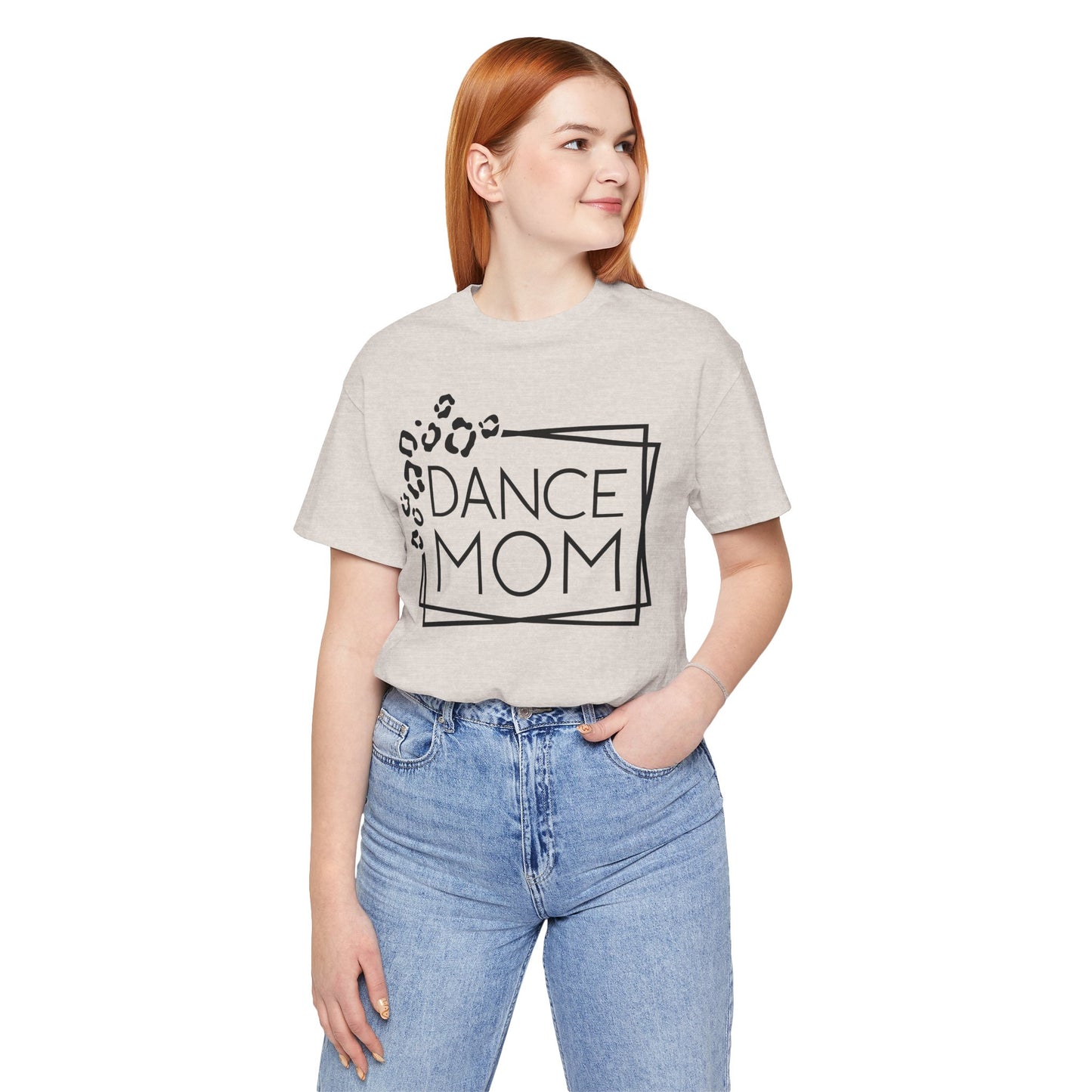 Dance Mom Shirt, Dancer Support Tee, Short Sleeve Unisex Jersey, Dance Mom Gift, Dance Team Shirt, Dance Studio Apparel