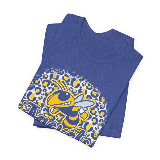 Yellow Jackets Fan Unisex Tee, Game Day Shirt, Sports Team Tee, Fan Apparel, Yellow Jackets Shirt
